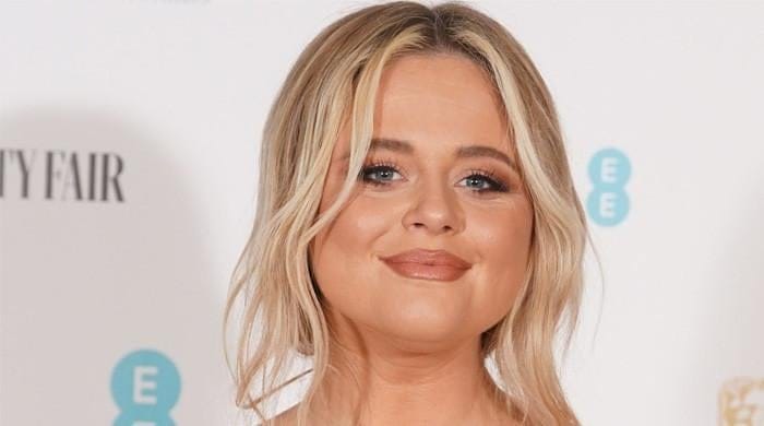 Emily Atack shares heartwarming moment with baby son